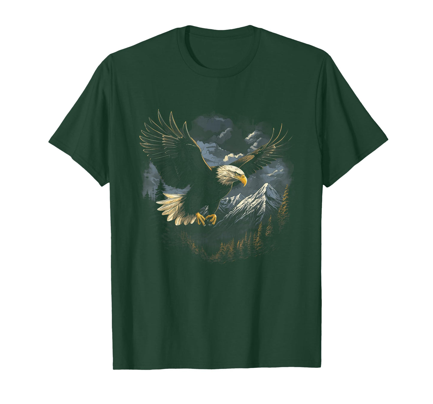 Eagle Bird Mountains T-Shirt, Small, Black