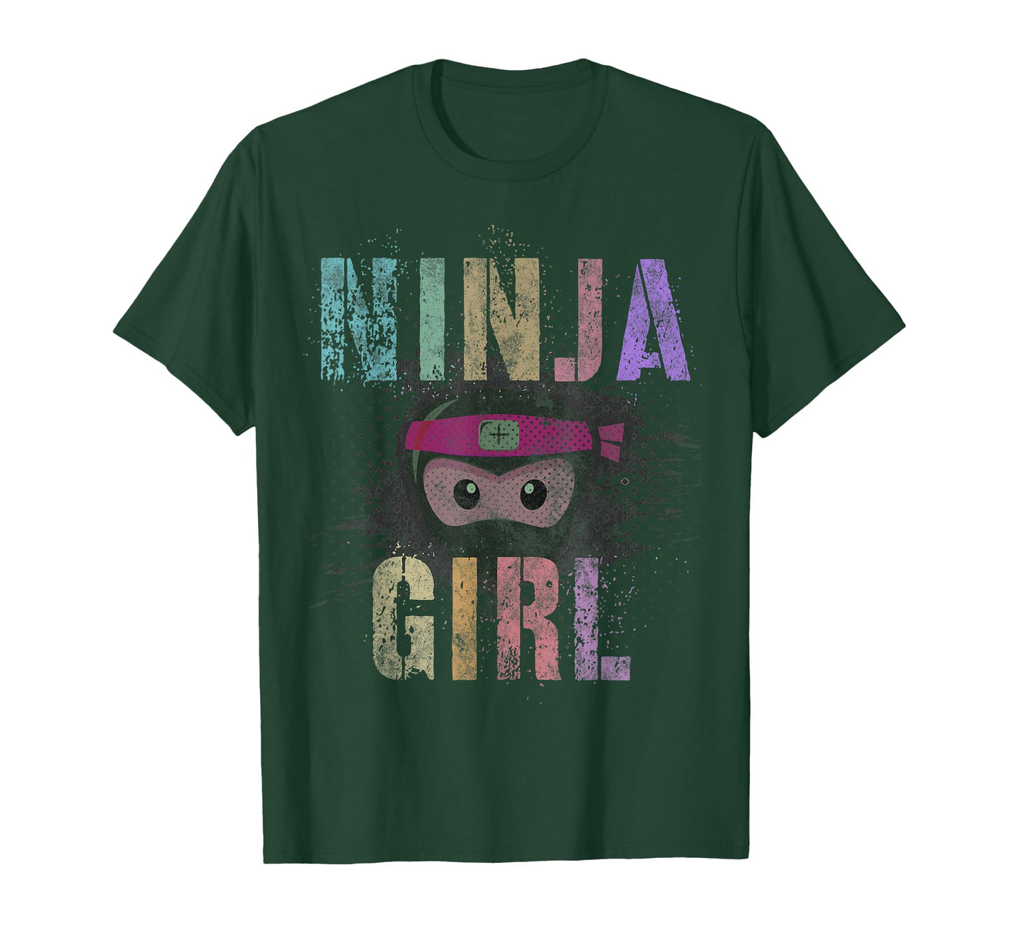 I'm NINJA GIRL I Want To Be Spy Wear A Mask Forget Princess T-Shirt