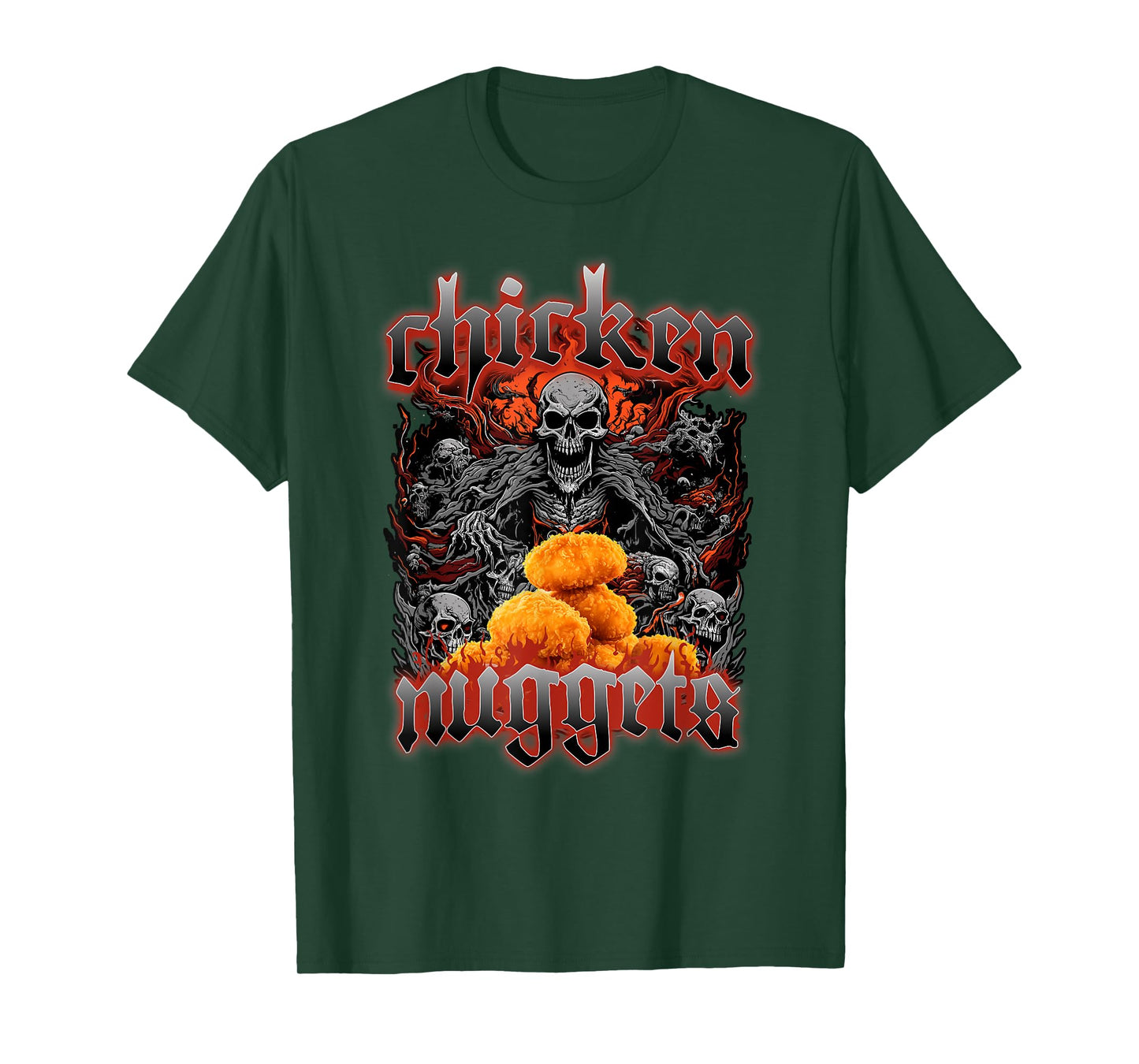 Chicken Nuggets Death Metal Kids Nuggies Chicken Nuggets T-Shirt