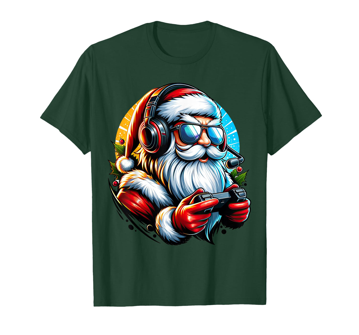 Christmas Gamer Boys Video Game Santa Xmas T-Shirt