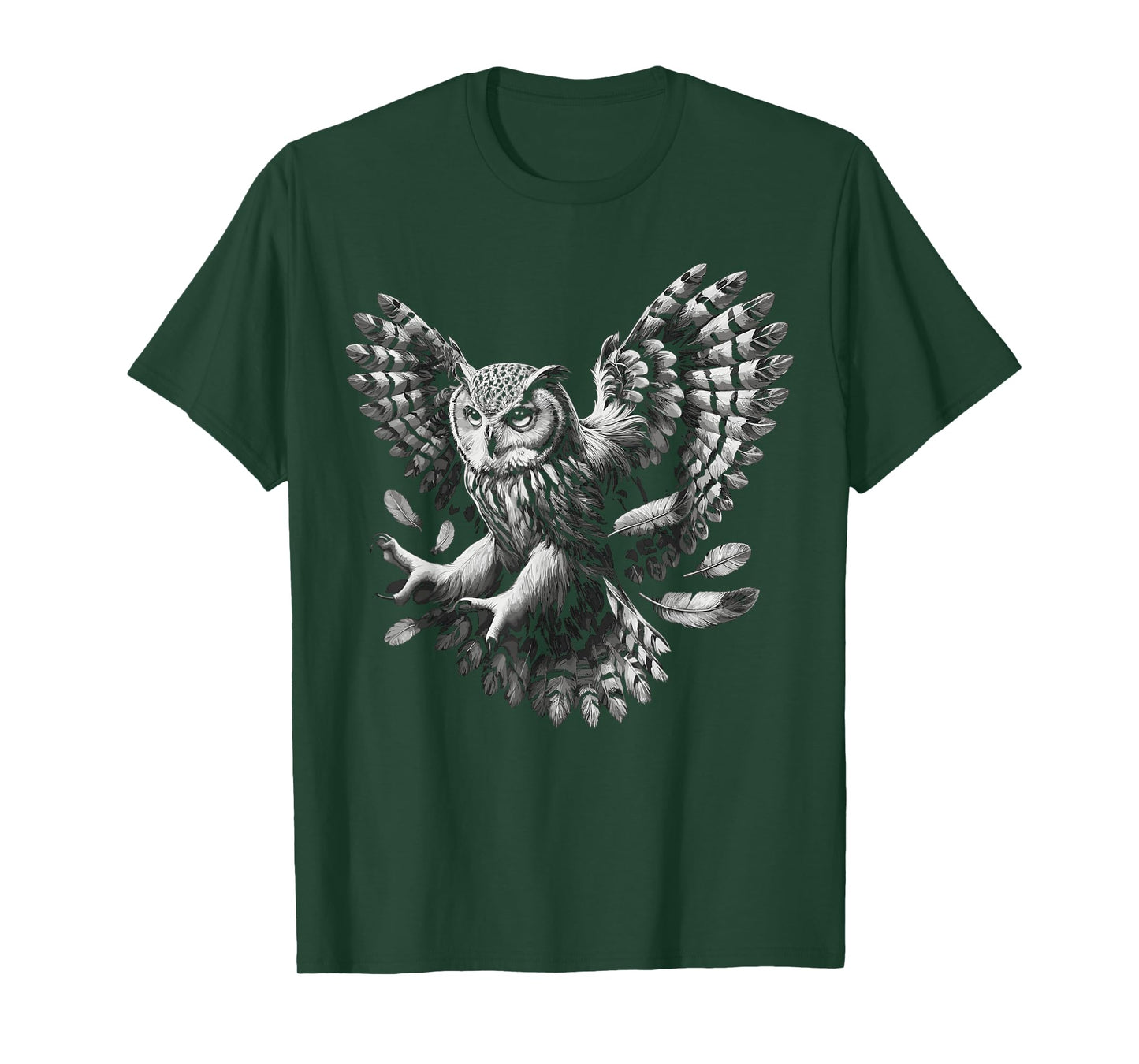 Owl Bird Art Animal Owl T-Shirt