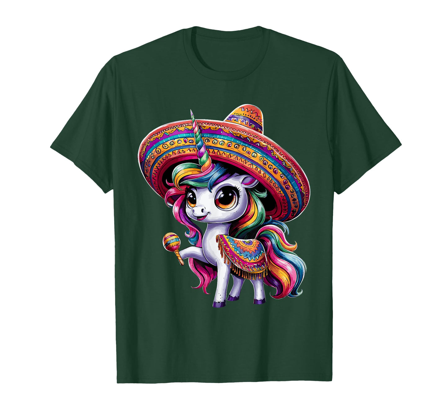 Cinco de Mayo Mexican Unicorn T-Shirt