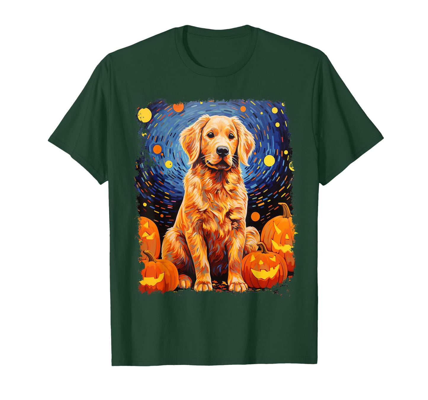 Golden Retriever Halloween T-Shirt