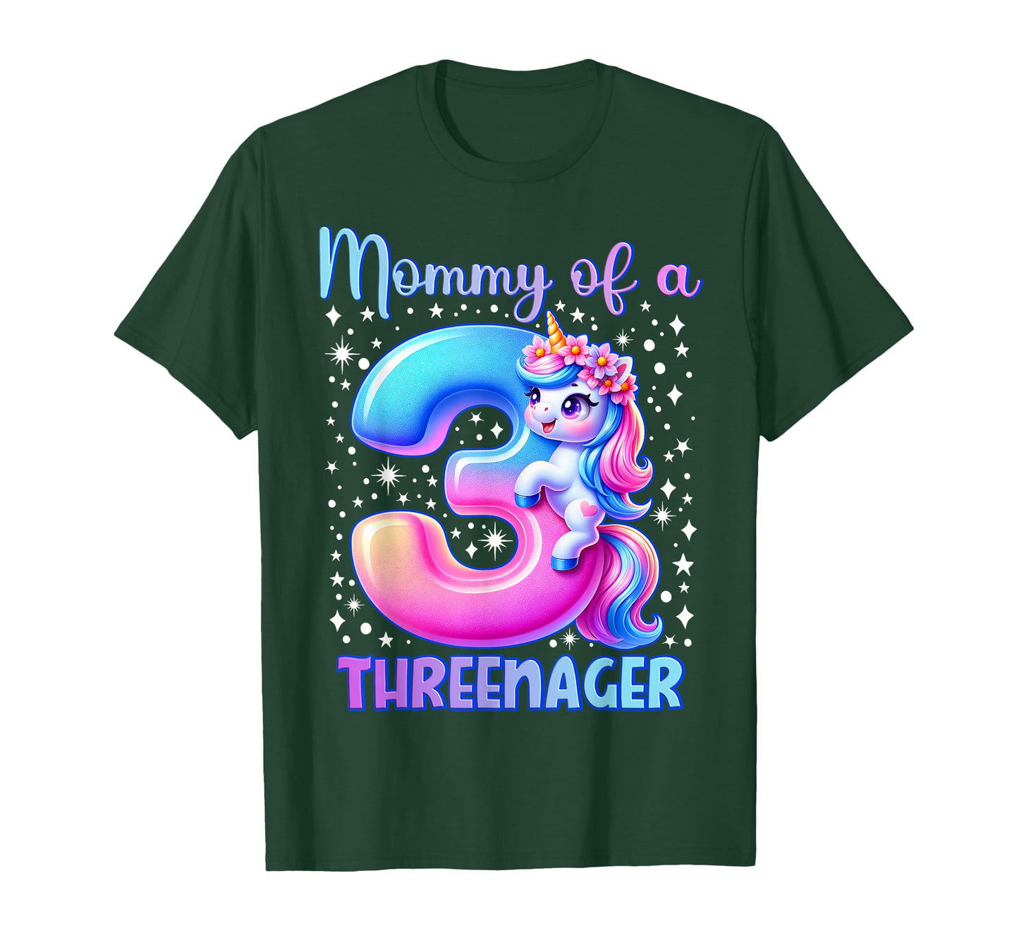 Mom Threenager Mother Mommy Of A Threenager T-Shirt