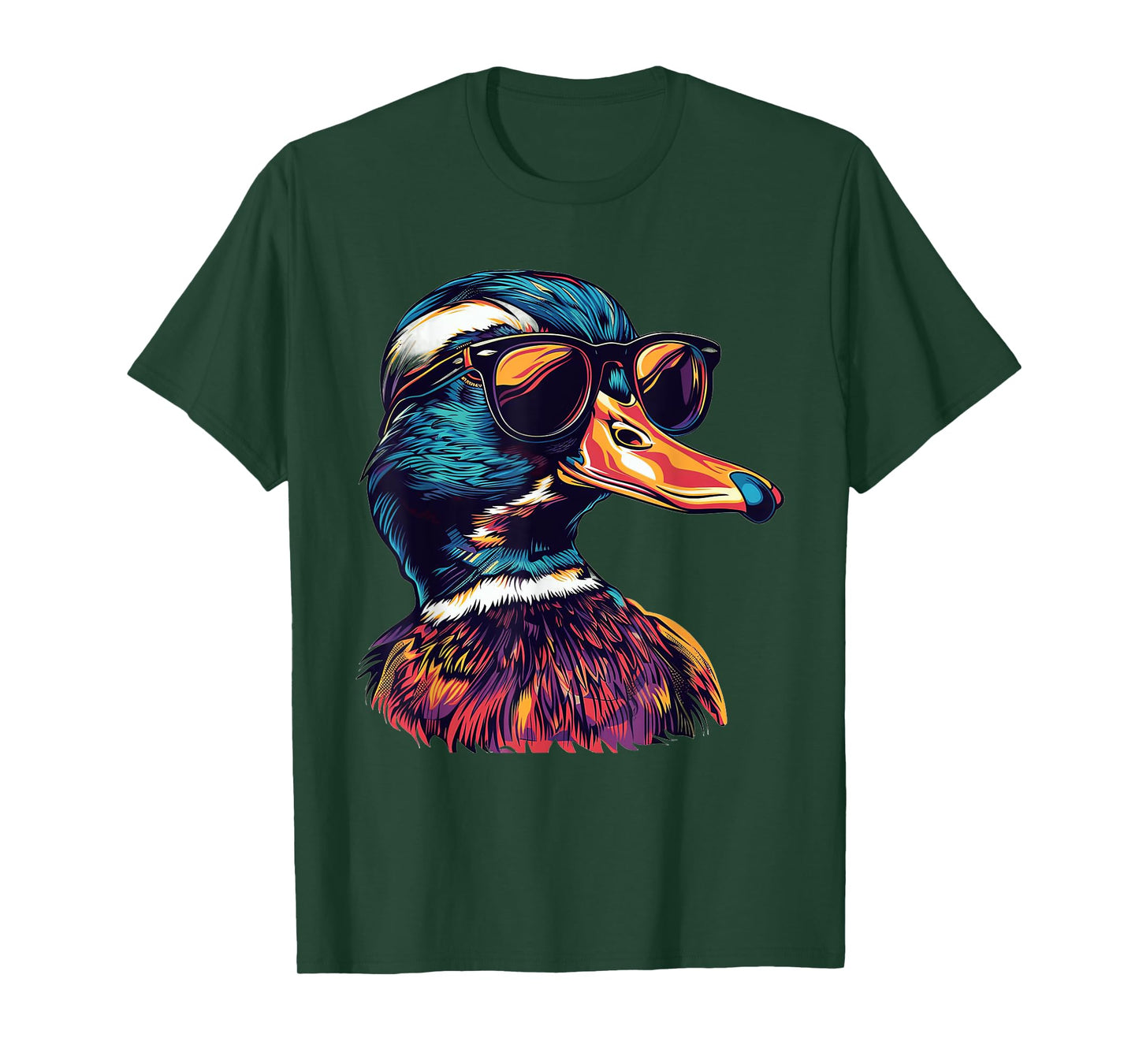 Wood Duck With Sunglasses T-Shirt