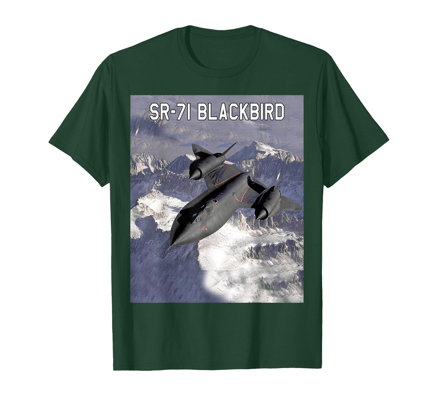 SR-71 Blackbird Reconnaissance Aircraft T-Shirt