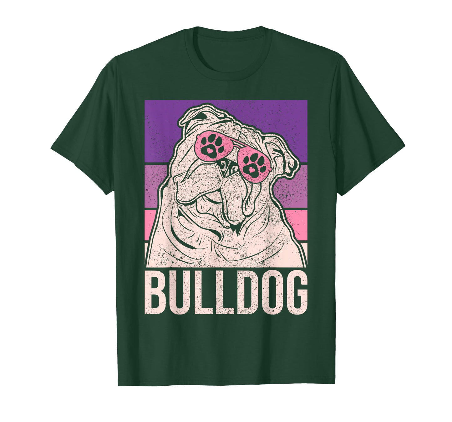 Dog Lover Owner Retro Animal Outfit Vintage English Bulldog T-Shirt for Men Women Girls Kids