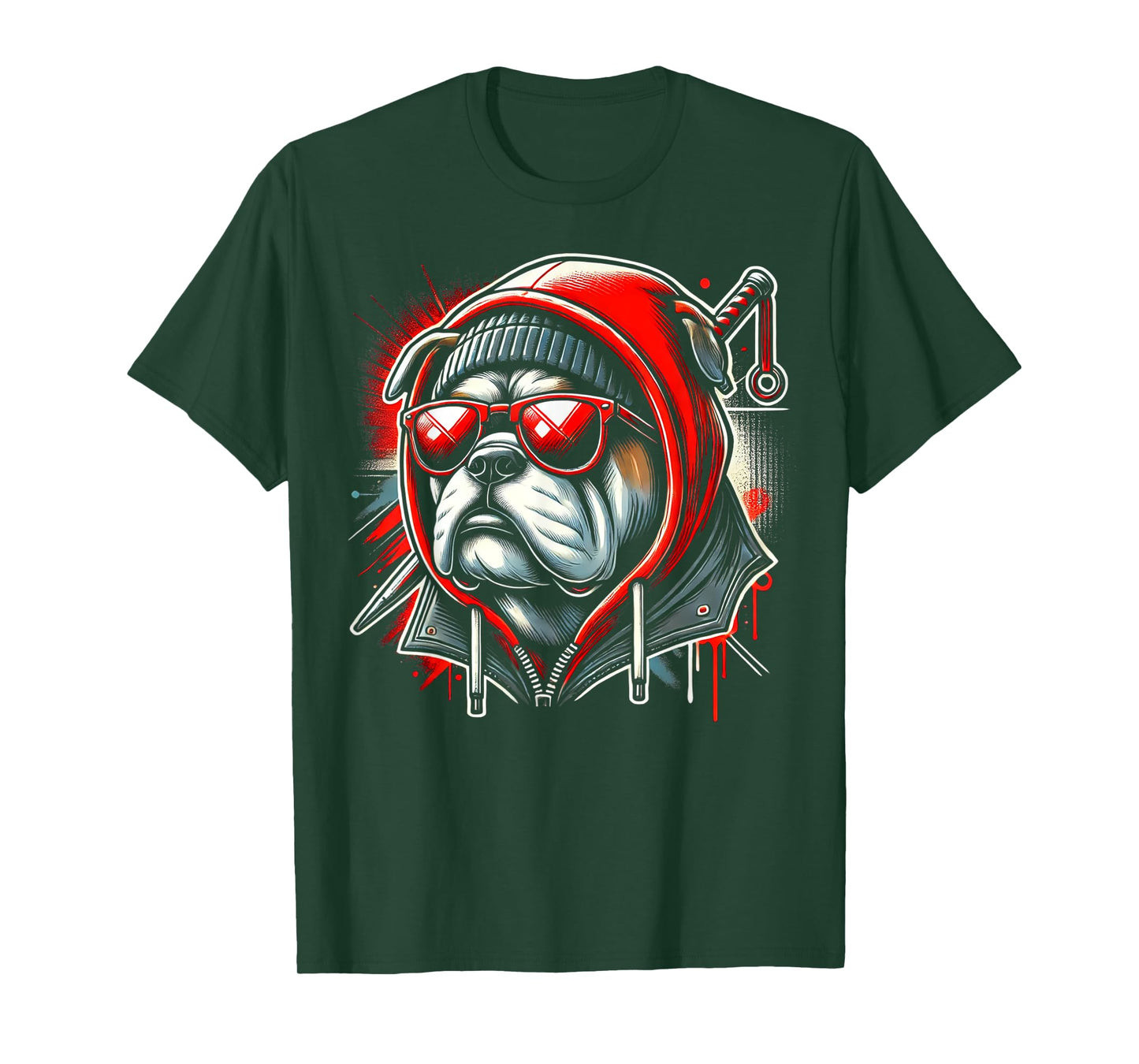 Graphic Bulldog Animal Cute Dogs T-Shirt for Men Women Kids