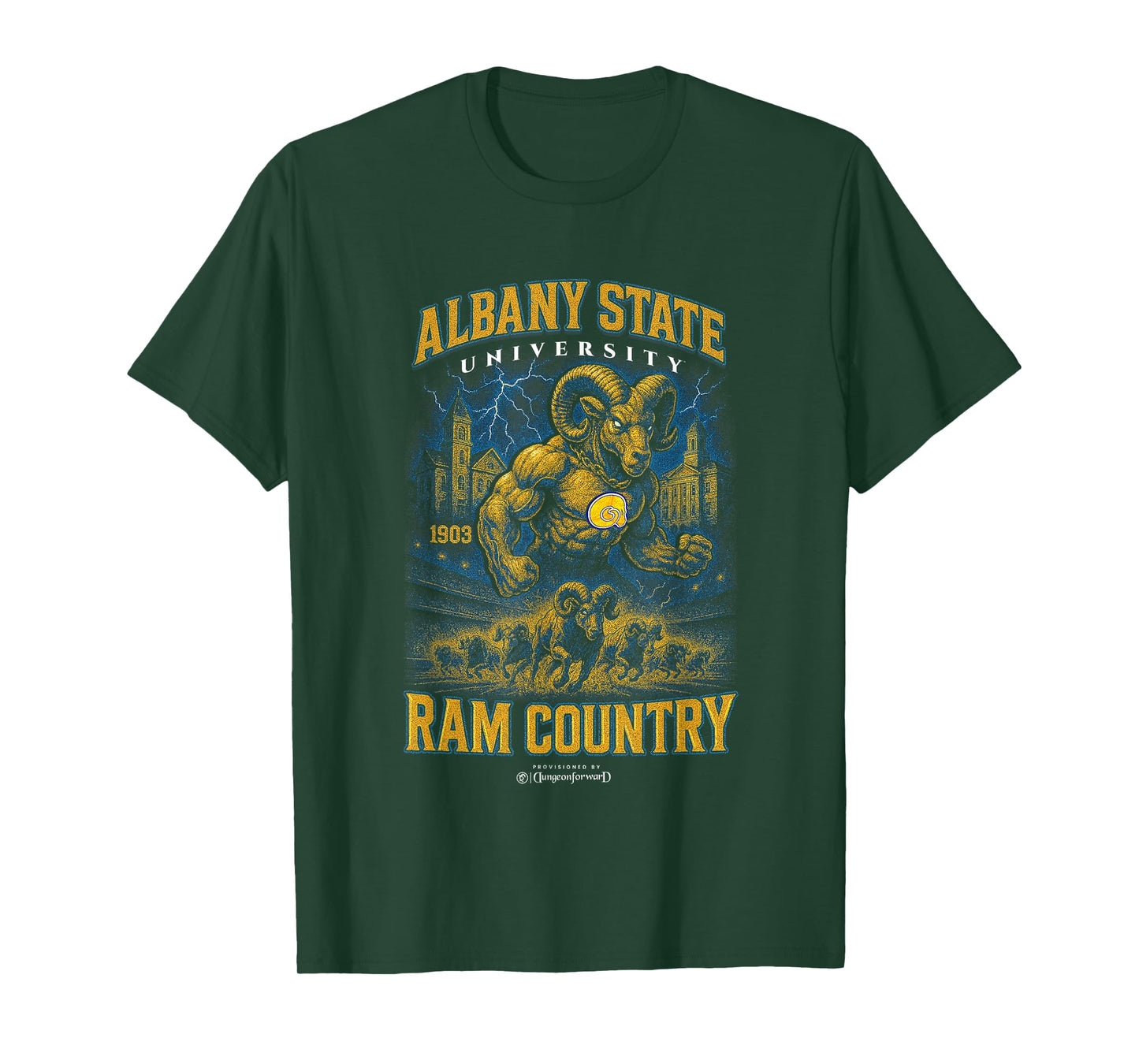 Albany State University - The Yard HBCU Bootleg - ASU T-Shirt