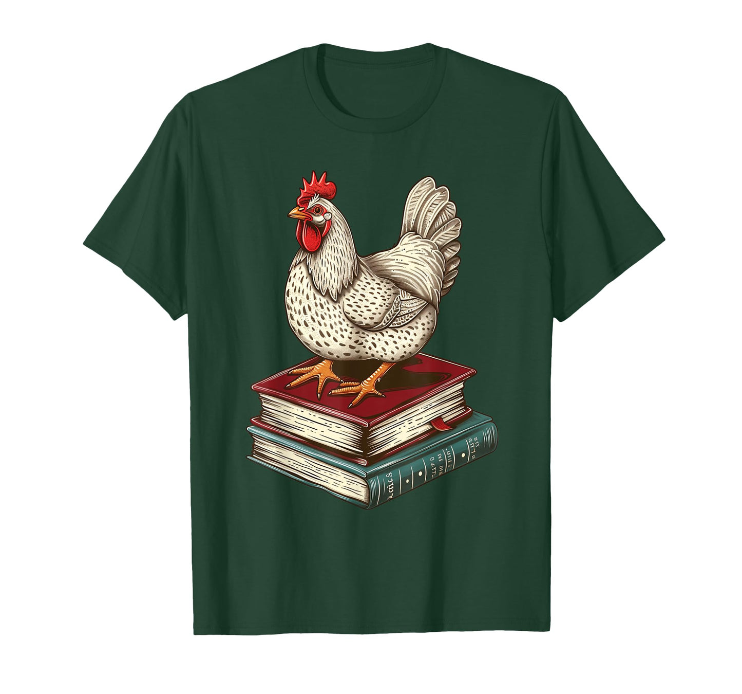 Chicken Books Back To School First Day Of School Boys Girls T-Shirt