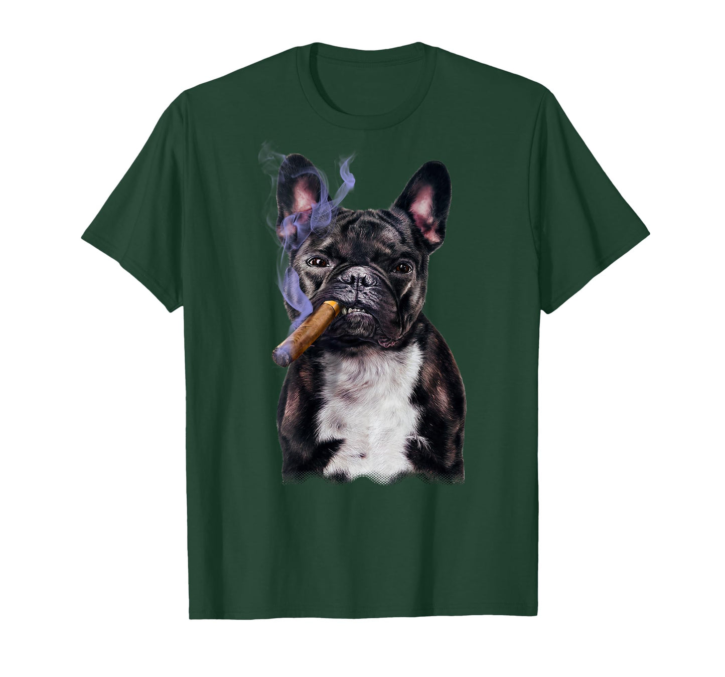 French Bull Dog with Cigar T-Shirt for Men Women