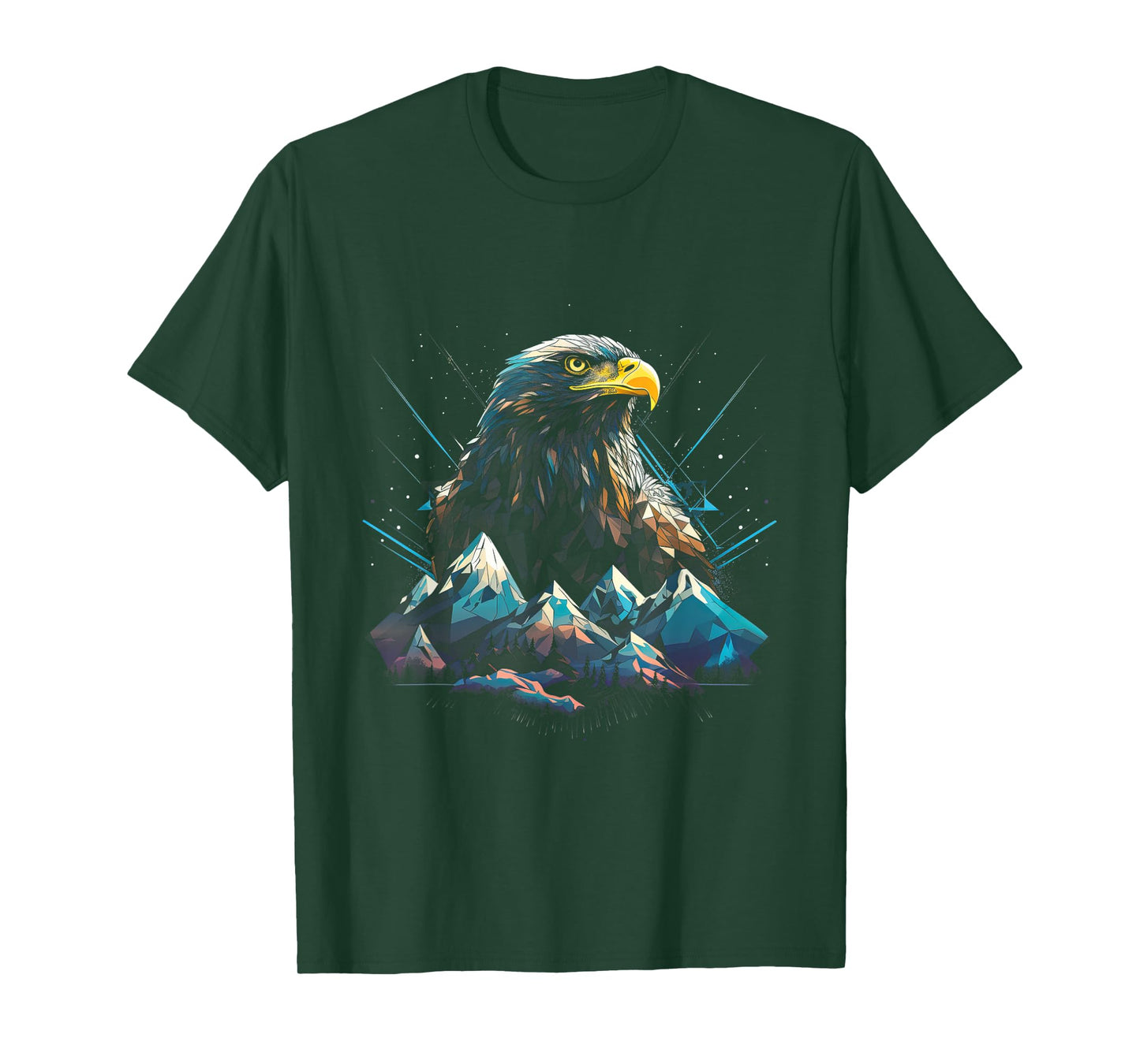 Bald eagle Bird Nature Usa Lightning T-Shirt