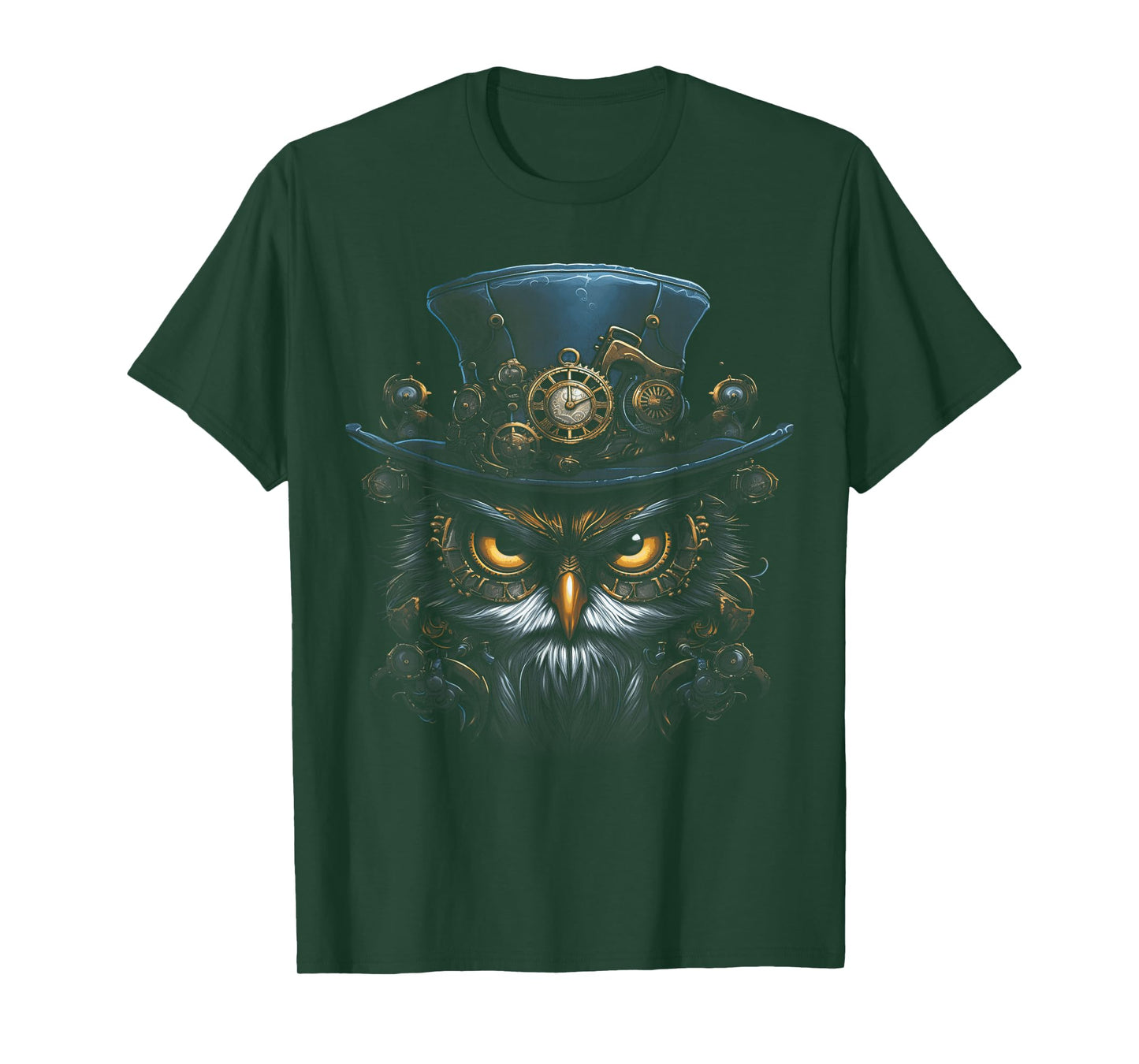Steampunk Mechanical owl Victorian Bird T-Shirt