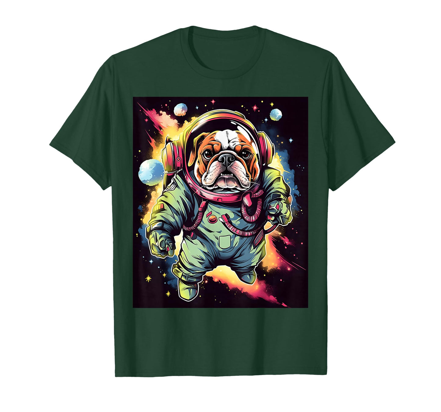 AstroBulldog: Journey to the Stars T-Shirt