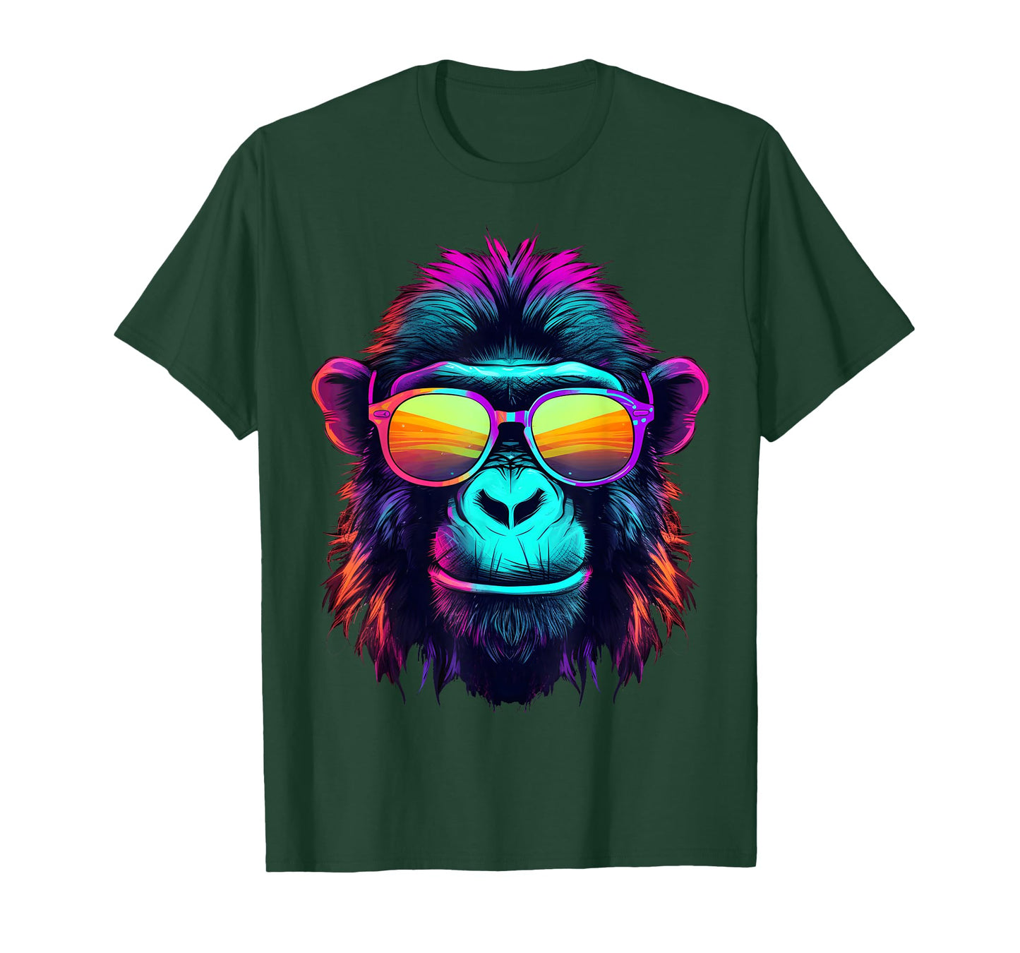 Cool Chimp with Sunglasses. T-Shirt