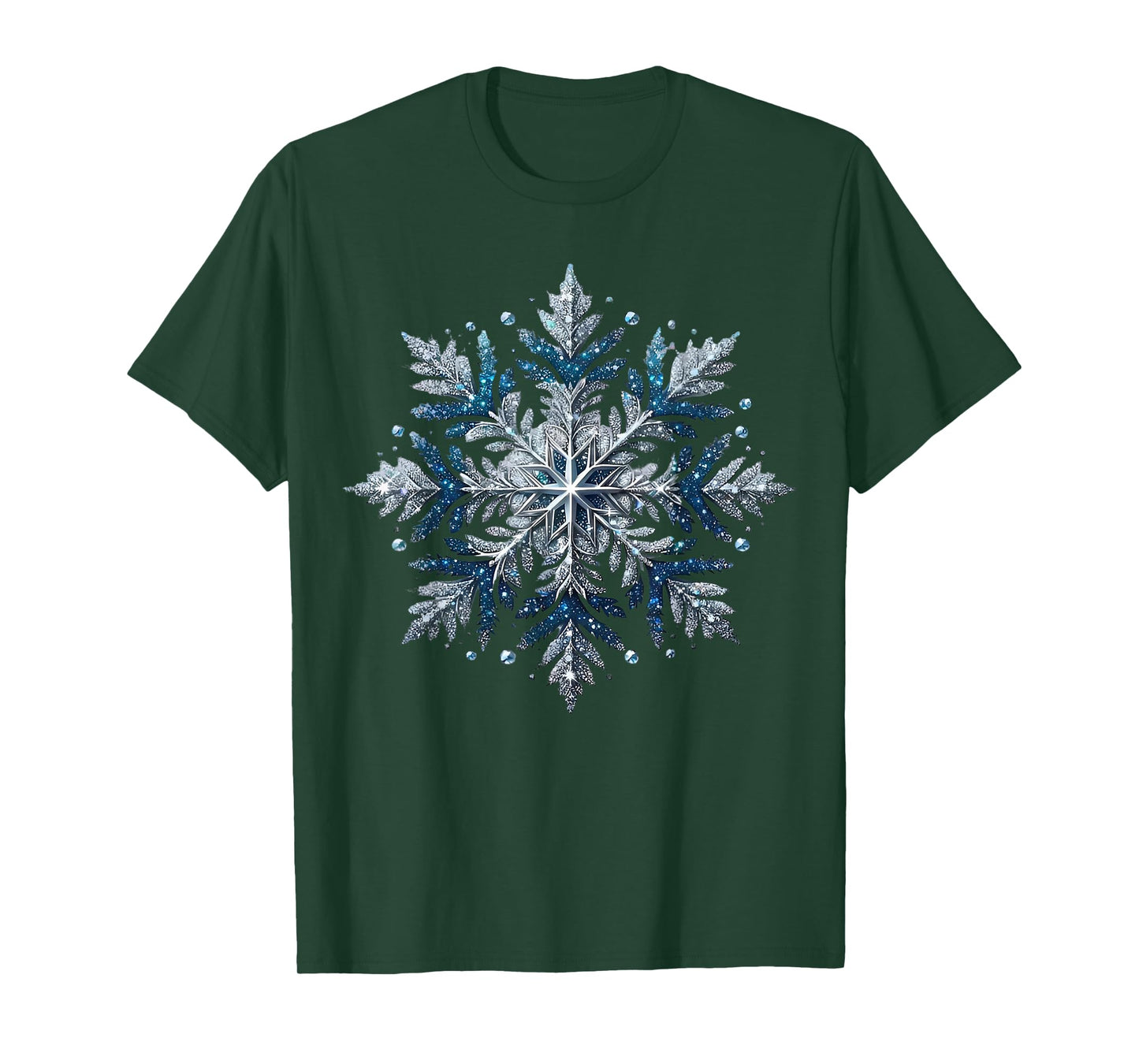 Snowflake Snow Merry Christmas Xmas Family Pajamas Holiday T-Shirt