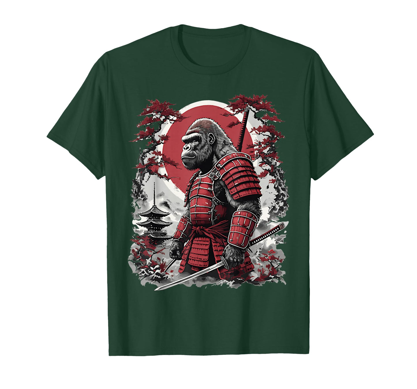 Vintage Samurai Bigfoot Japanese Art Ukiyo-e Art Funny T-Shirt