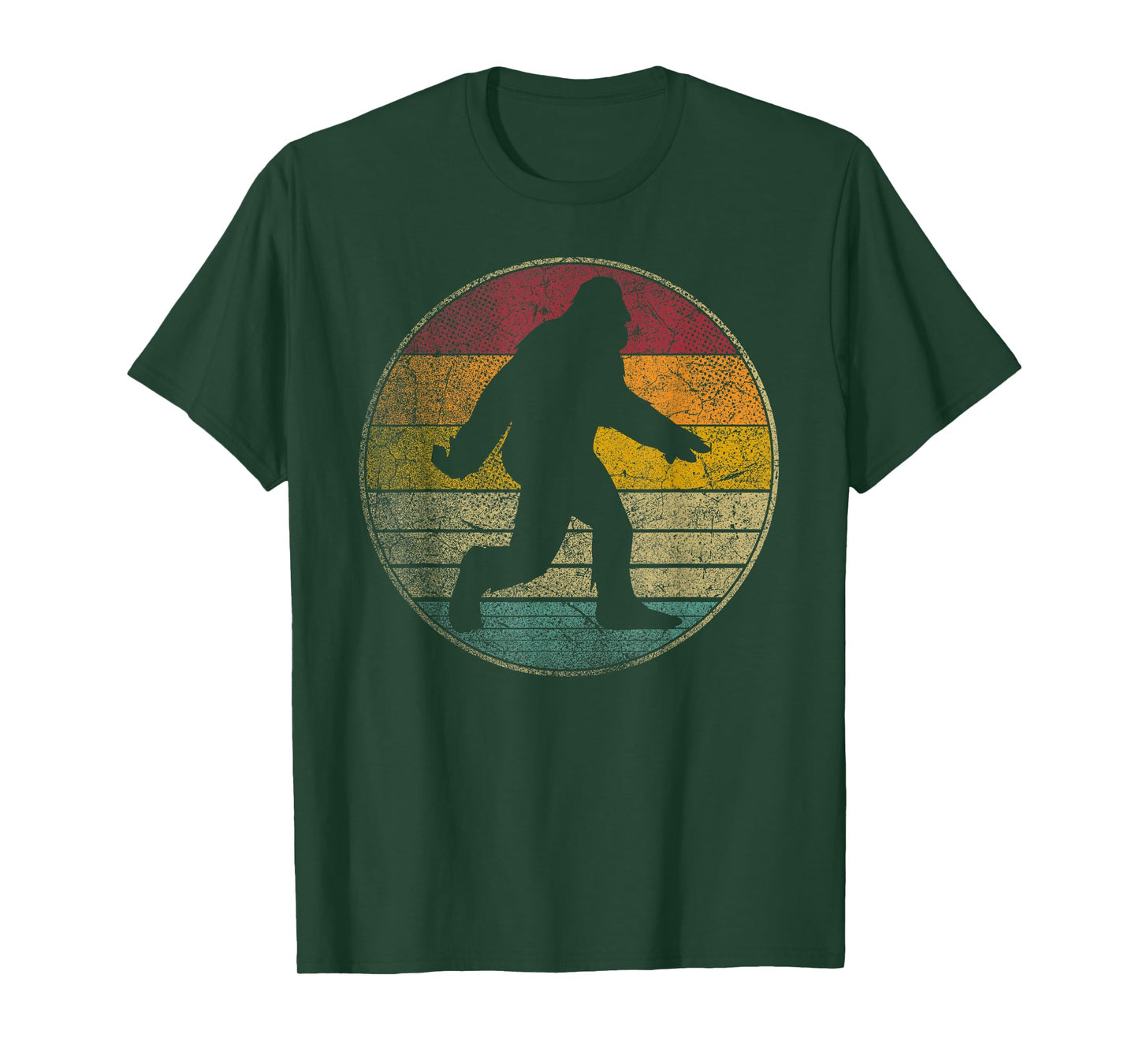 Bigfoot Sasquatch Vintage Distressed Retro Style Gift T-Shirt