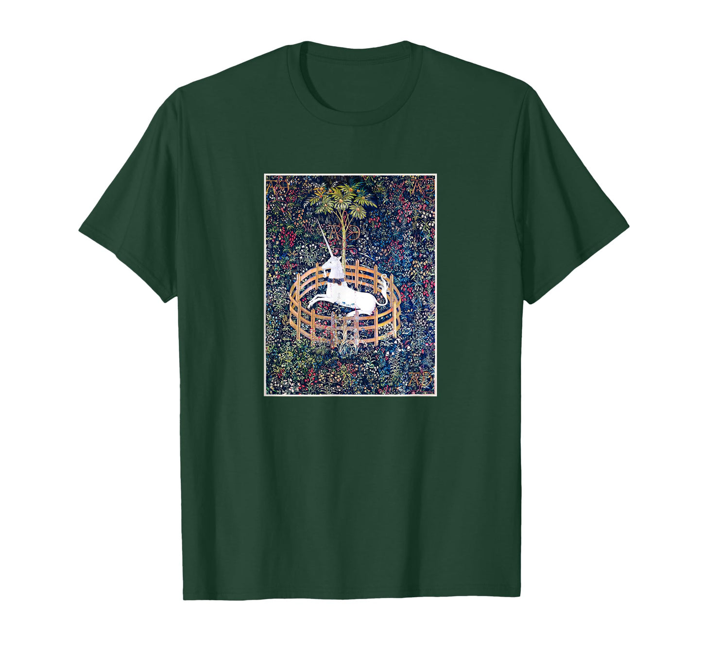 Unicorn medieval Renaissance unicorn art aesthetics T-Shirt