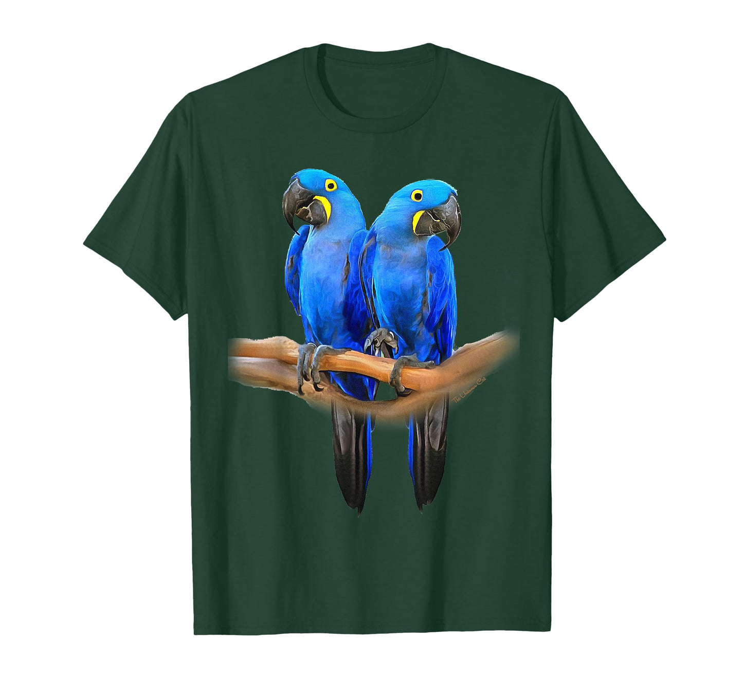Hyacinth Macaw Pair Tee T-Shirt