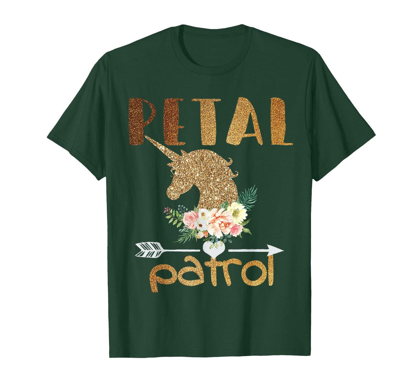 Petal Patrol Wedding Gift Flower Girls Bridal Party Cute T-Shirt