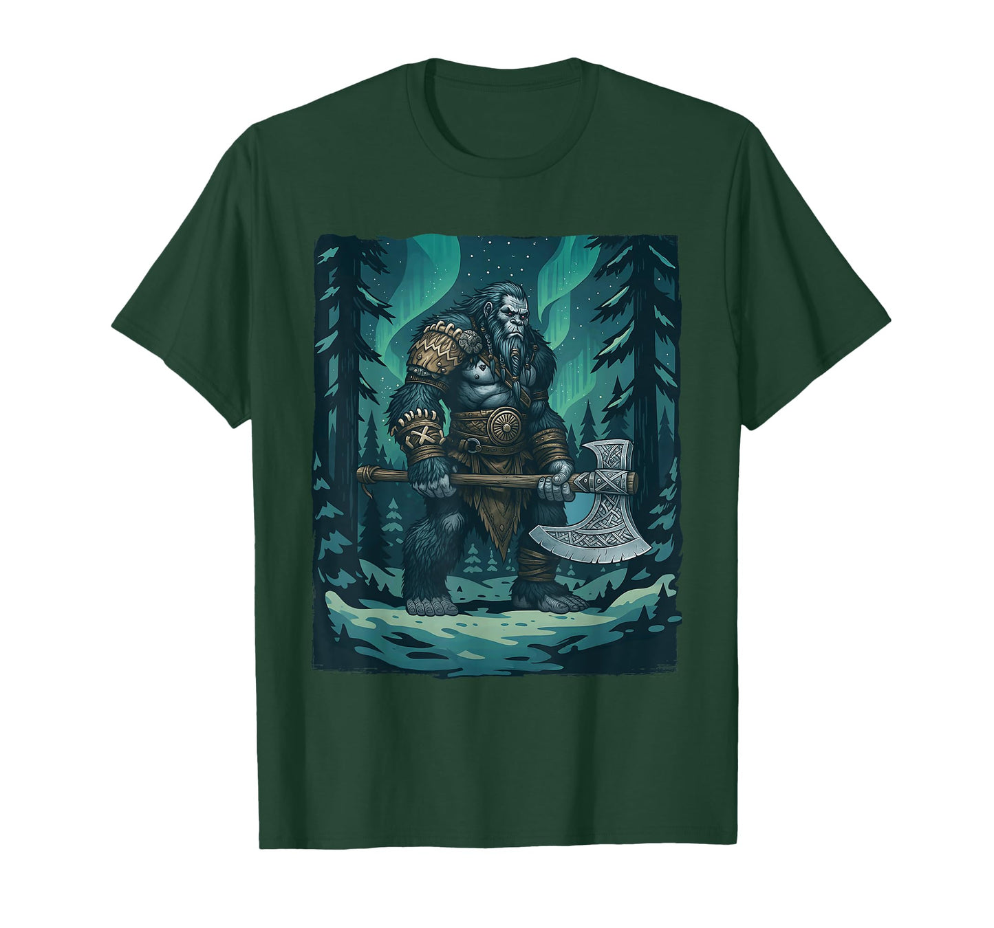 Viking Bigfoot - Sasquatch Yeti Cryptids T-Shirt
