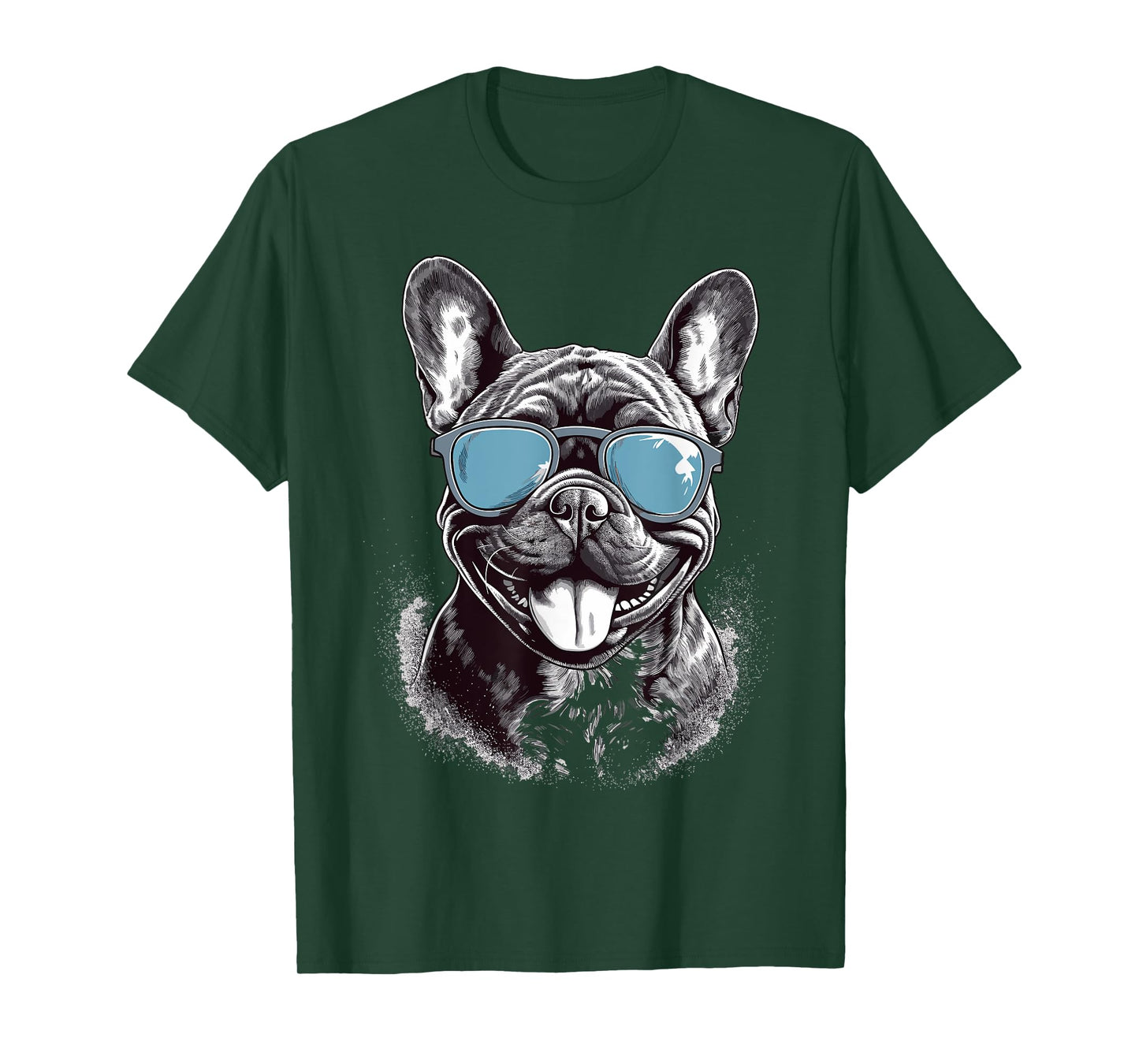 French Bulldog With Sunglasses Men Women Girls Kids T-Shirt