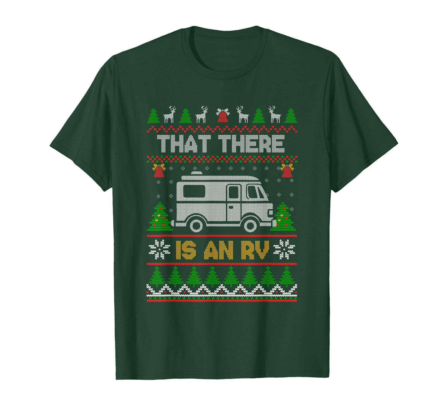 Funny Quote Camp Camper Xmas Tree Ornaments Unisex RV Camping Truck Ugly Christmas Family T-Shirt