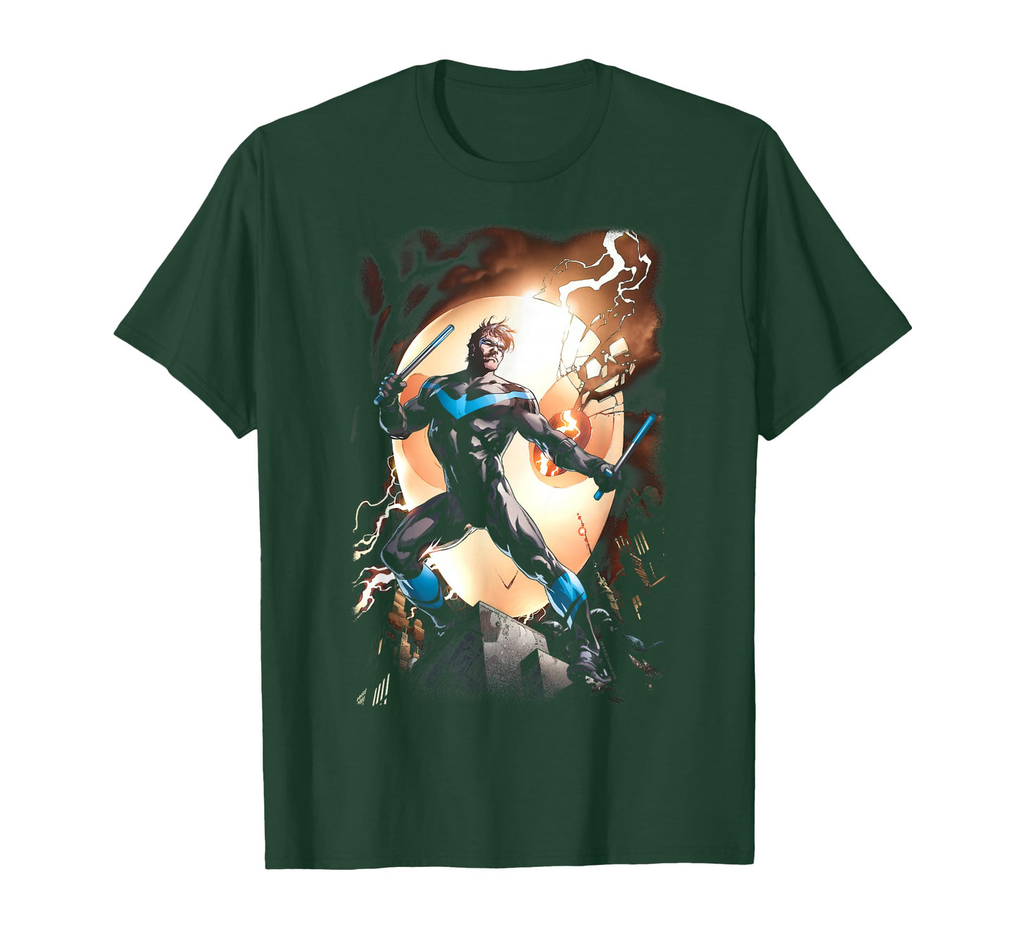 Batman Nightwing Against Owls T-Shirt