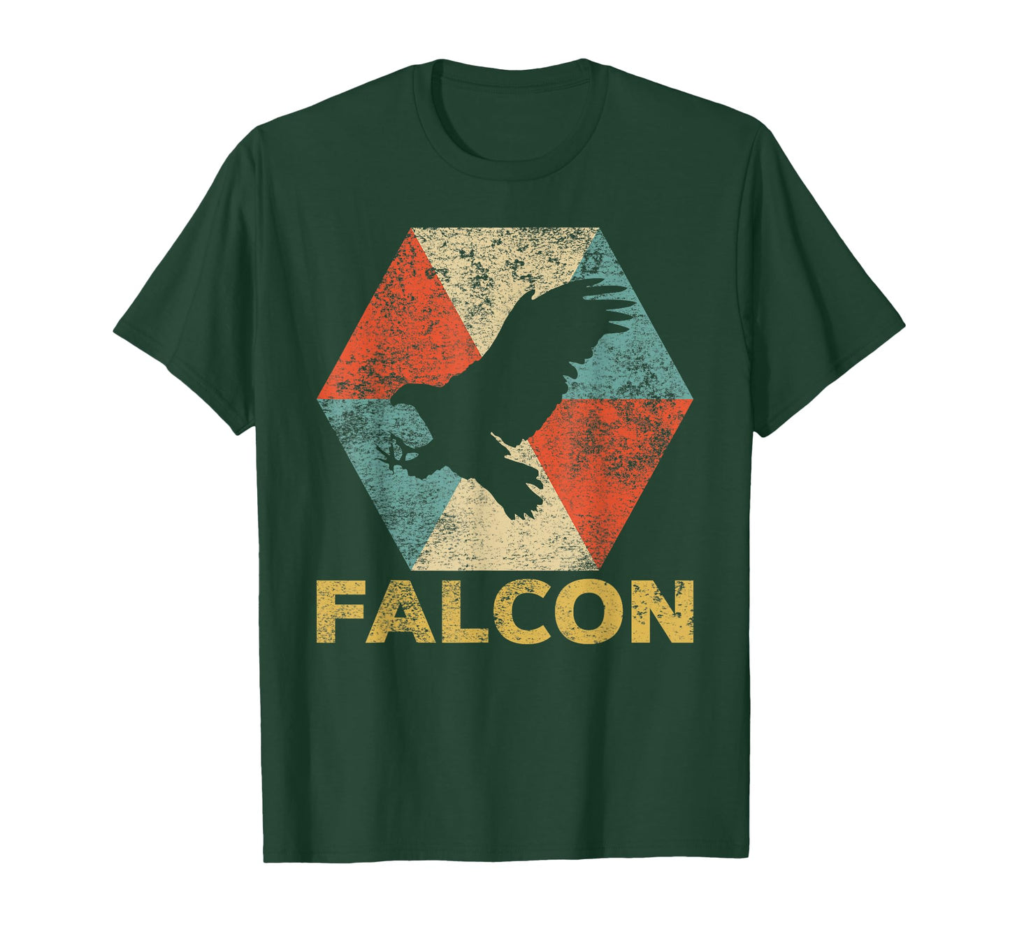 Vintage Falcon Shirt Retro Falcon Gift Distressed T-Shirt T-Shirt