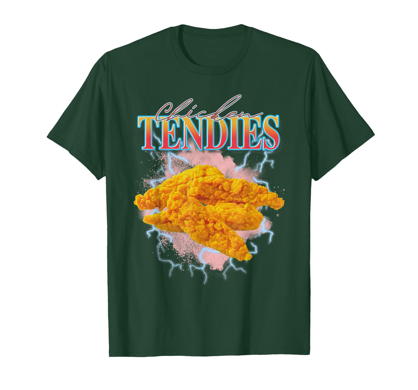 Chicken Tendies Heavy Metal World Tour Hardcore Music T-Shirt