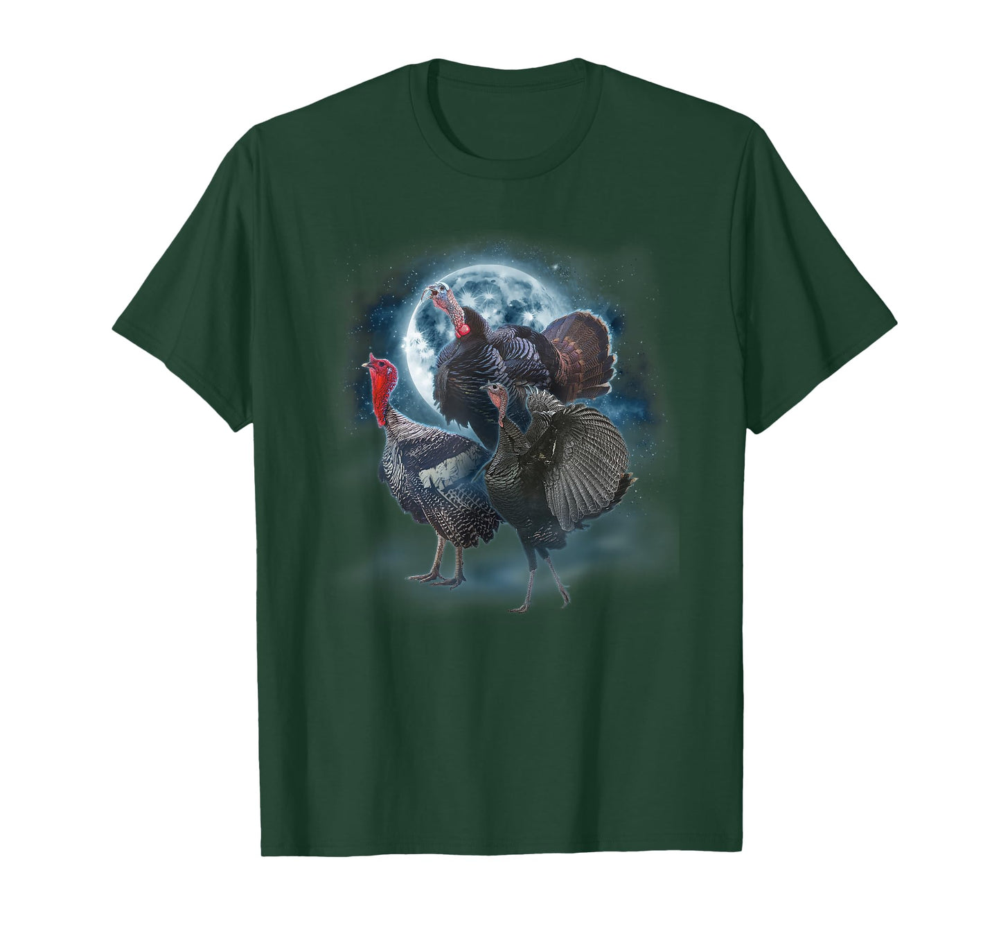 Howling at the Moon Shirt - Funny Turkey Shirts - Turkey T-Shirt