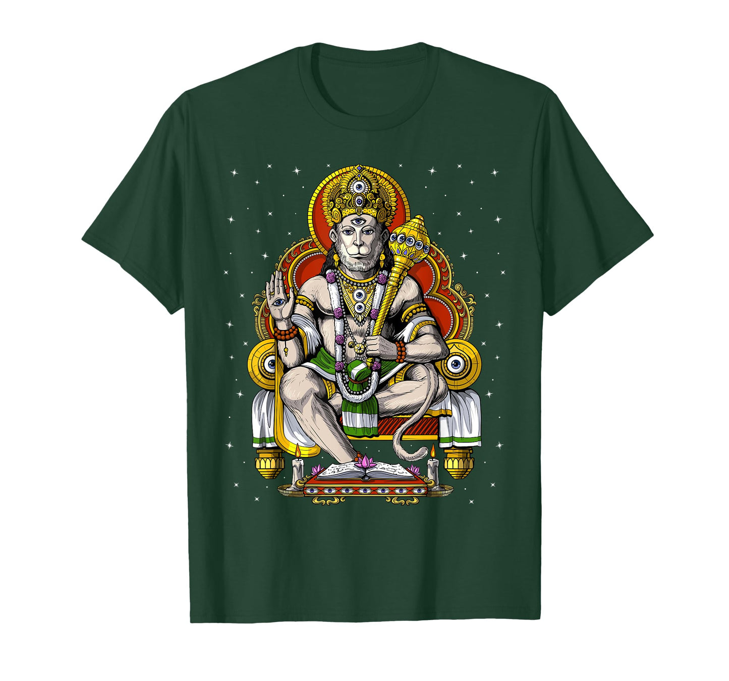 Hanuman Hindu God Hinduism Monkey Jainism Buddhism Spiritual T-Shirt
