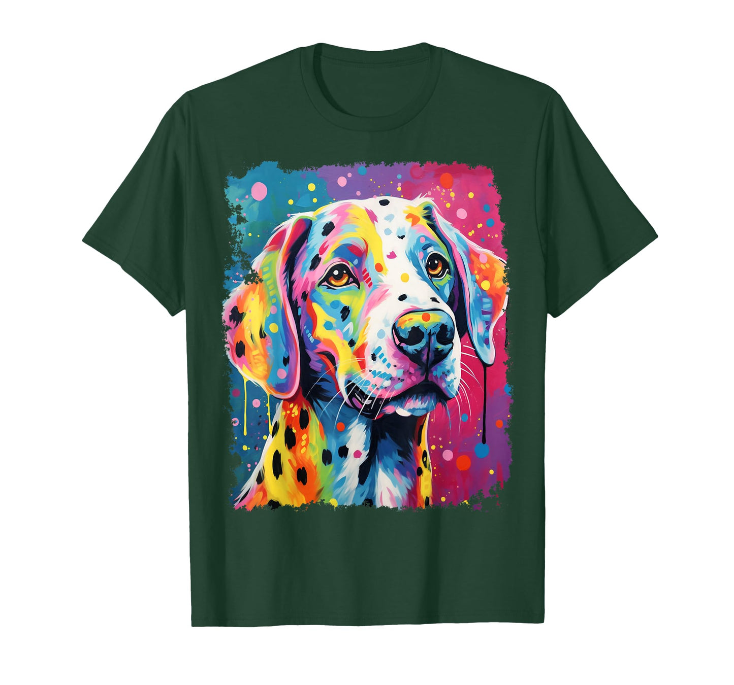 Pop Art Dog Dalmatian T-Shirt