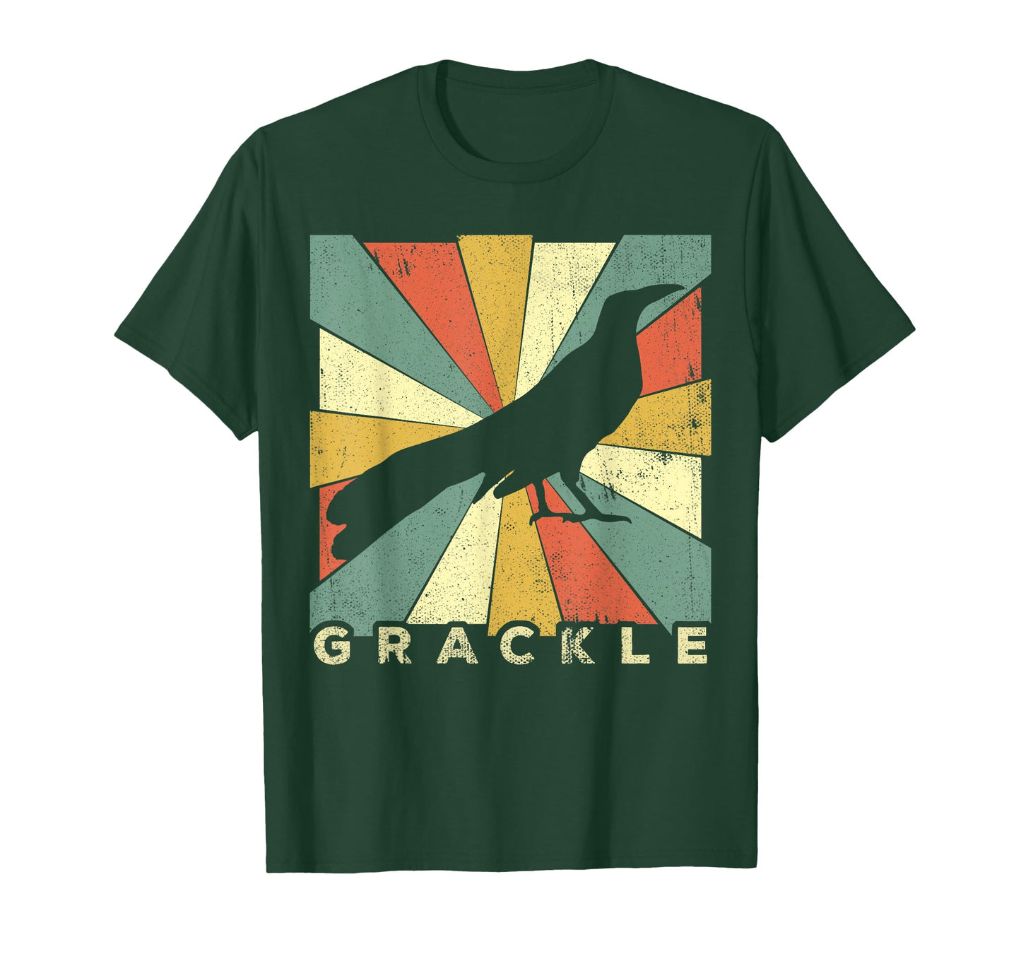 Vintage Grackle Bird Lover Retro Style Animal T-Shirt