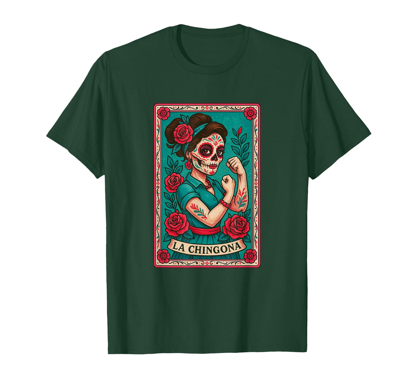 La Chingona Funny Spanish-Mexican Bingo Gifts for Women T-Shirt