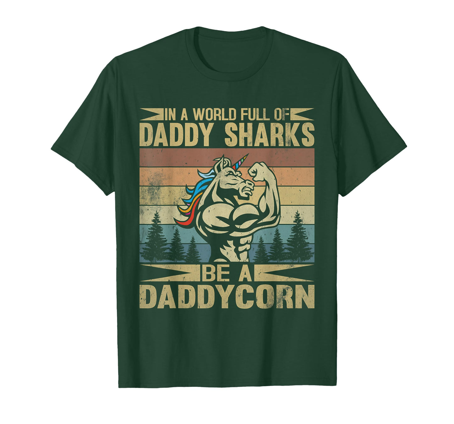 Mens dadicorn dadacorn daddycorn T-Shirt