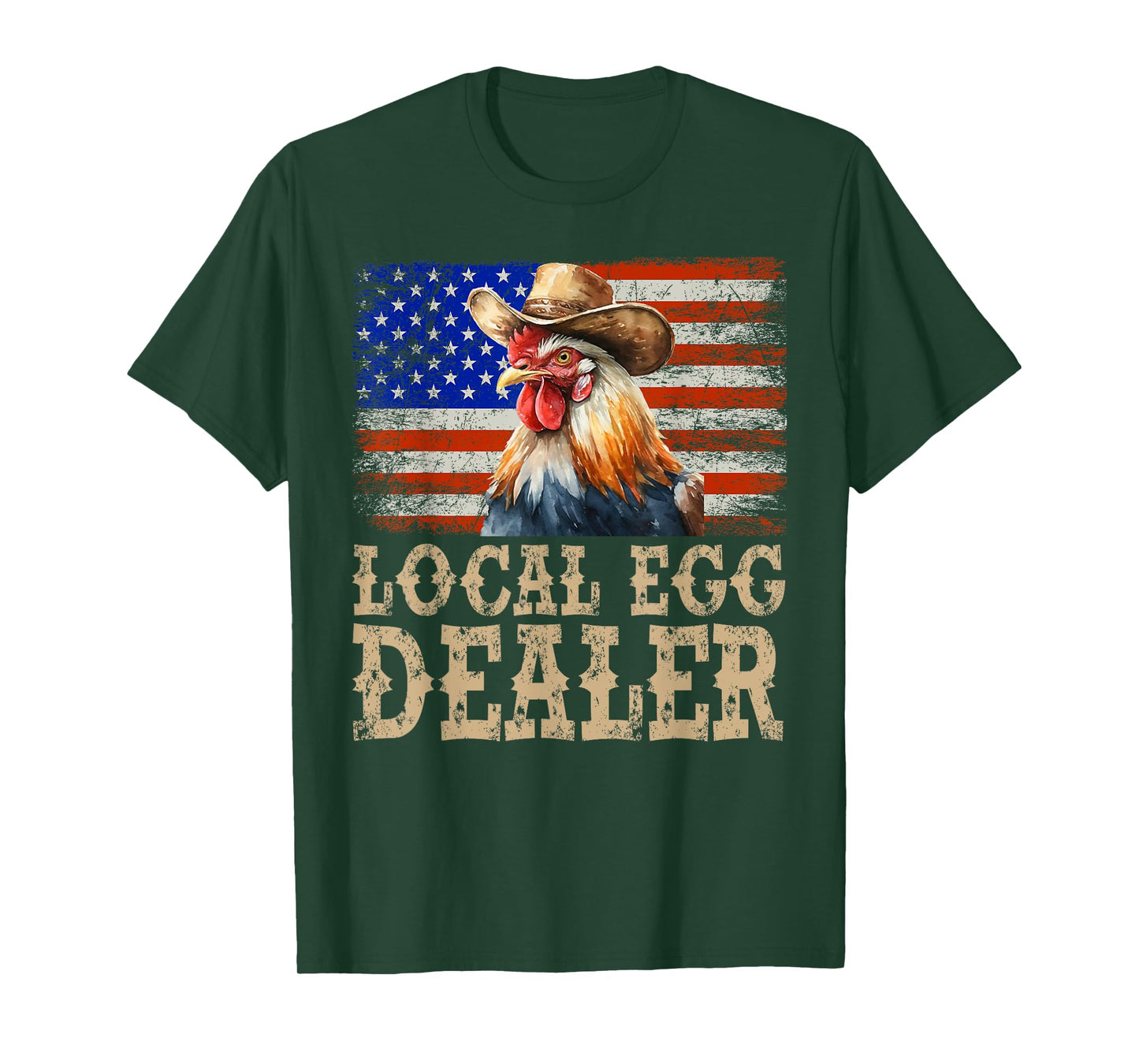 Local Egg Dealer Rooster Farmer Chicken T-Shirt