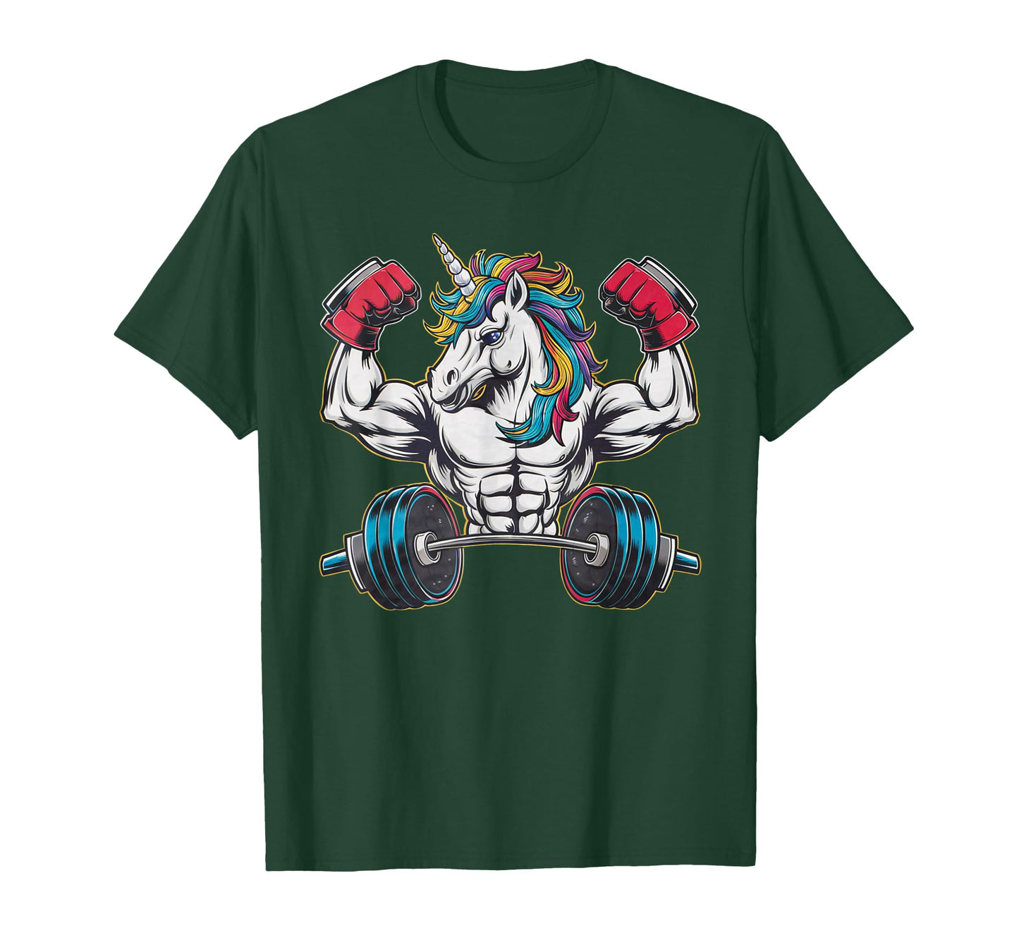 Unicorn Powerlifting Weightlifting Gym Strongman Deadlifts T-Shirt