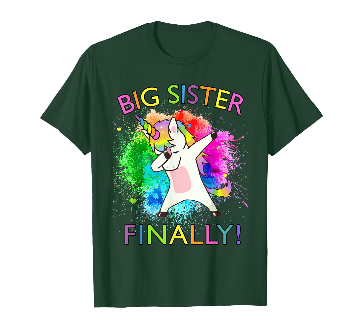 Big Sister Finally Unicorn T-Shirt