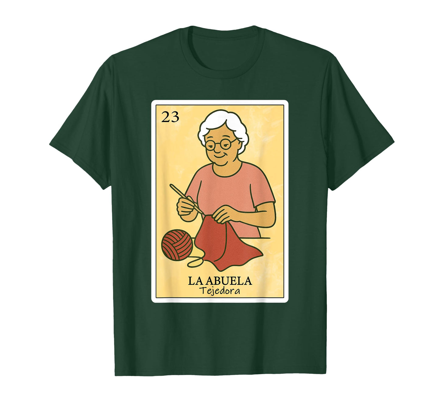 La Abuela Tejedora | Spanish-Mexican Bingo Gifts for Abuela T-Shirt