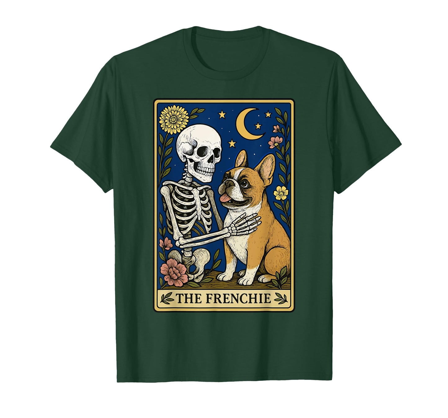 The Frenchie Tarot Card T-Shirt