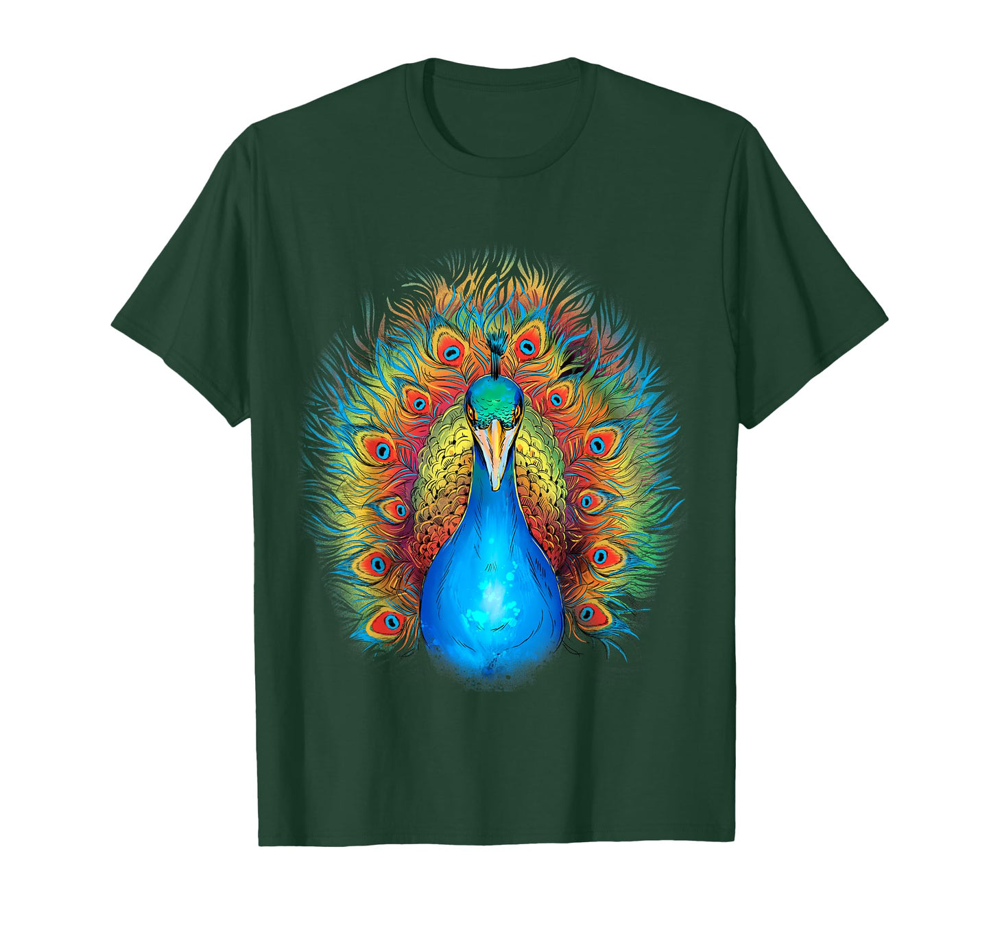 Peacock Bird Colourful Animal Peacock T-Shirt