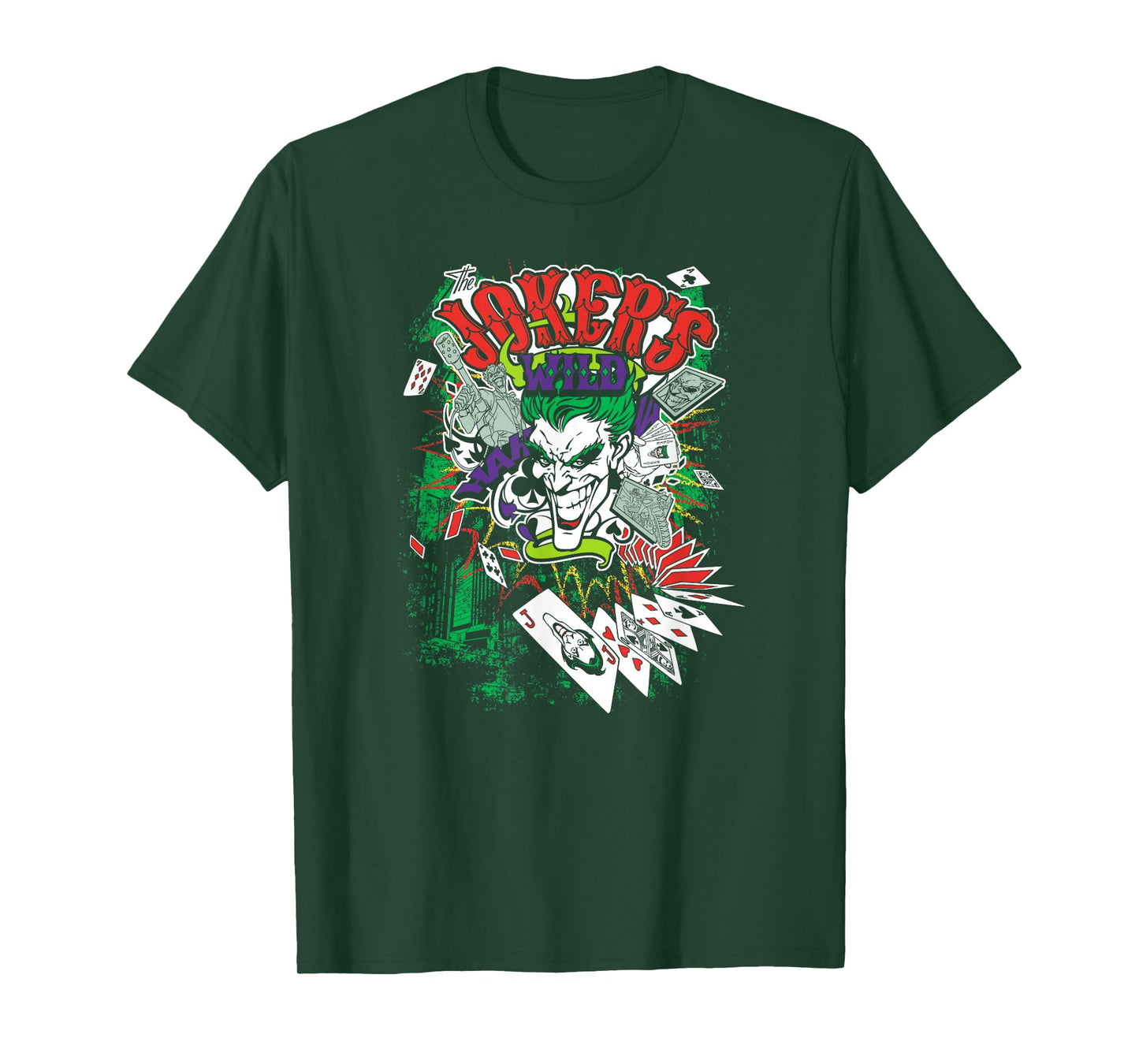 Batman Joker's Wild T Shirt T-Shirt