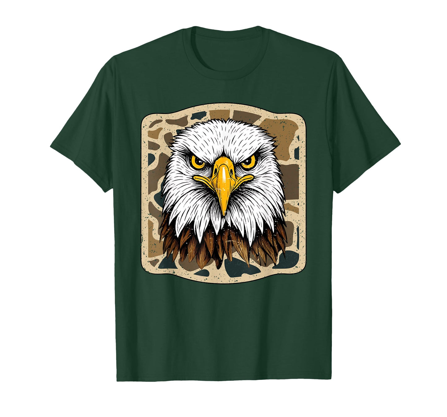 Eagles Camo Football Game Day School Mascot Team Spirit T-Shirt