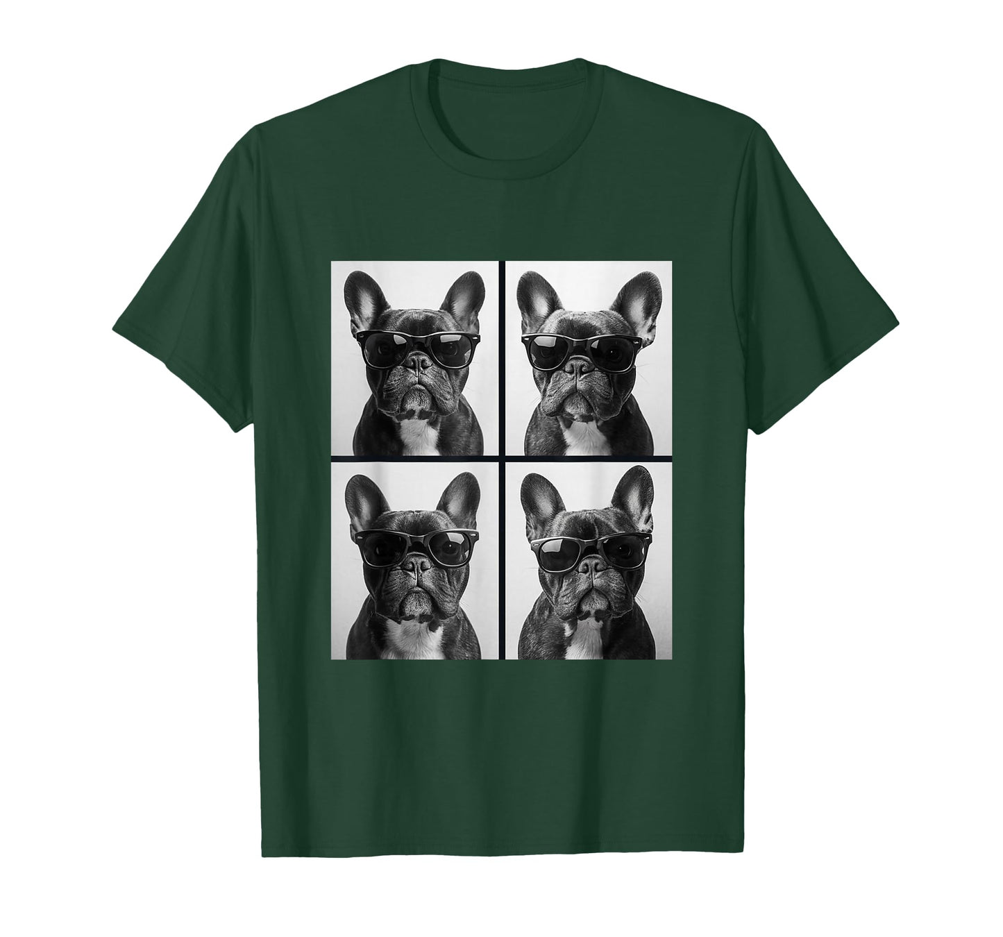 Funny French Bulldog Photobooth Selfie Gift for Dog Lover T-Shirt