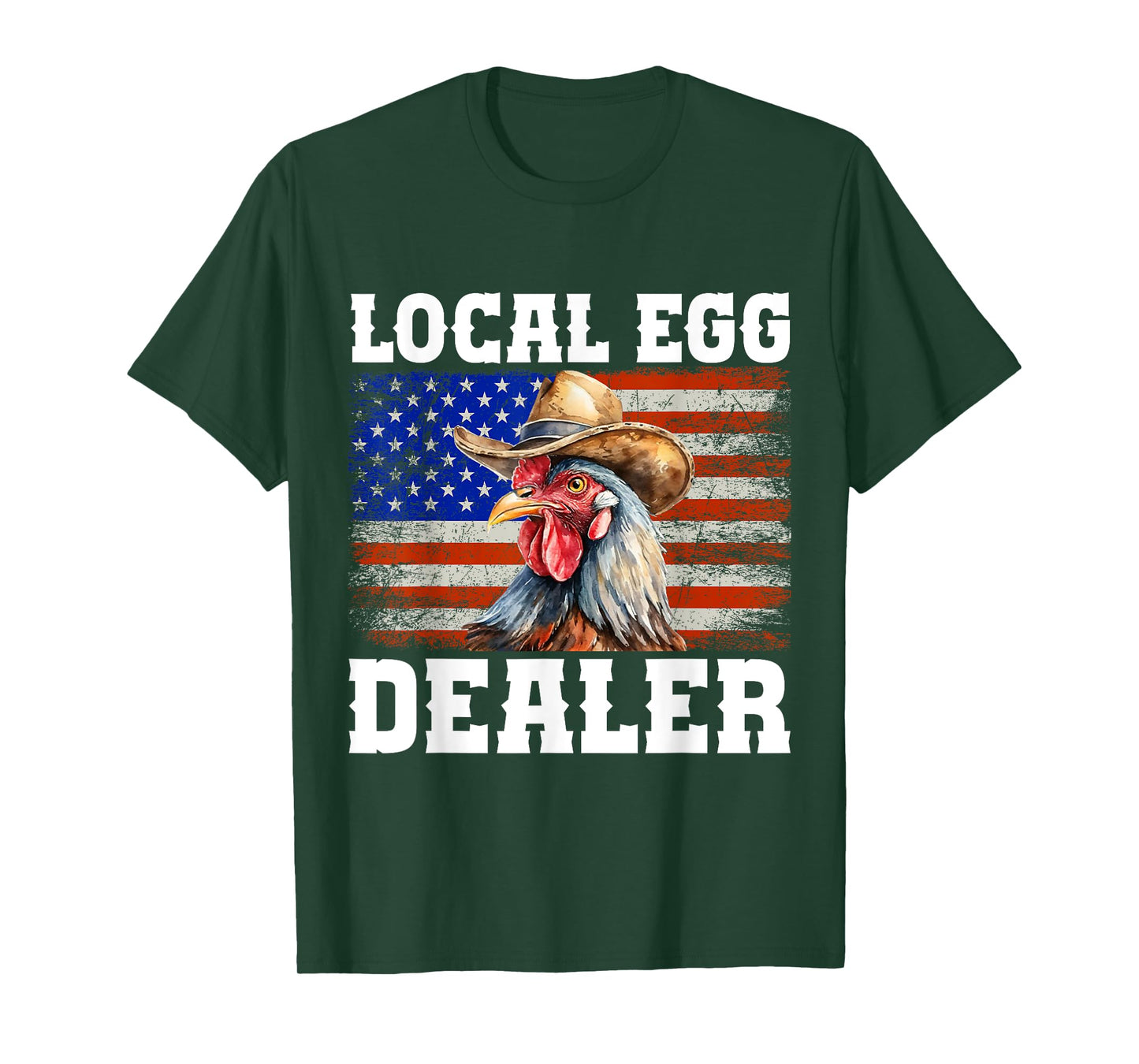Local Egg Dealer Rooster Farmer Chicken T-Shirt