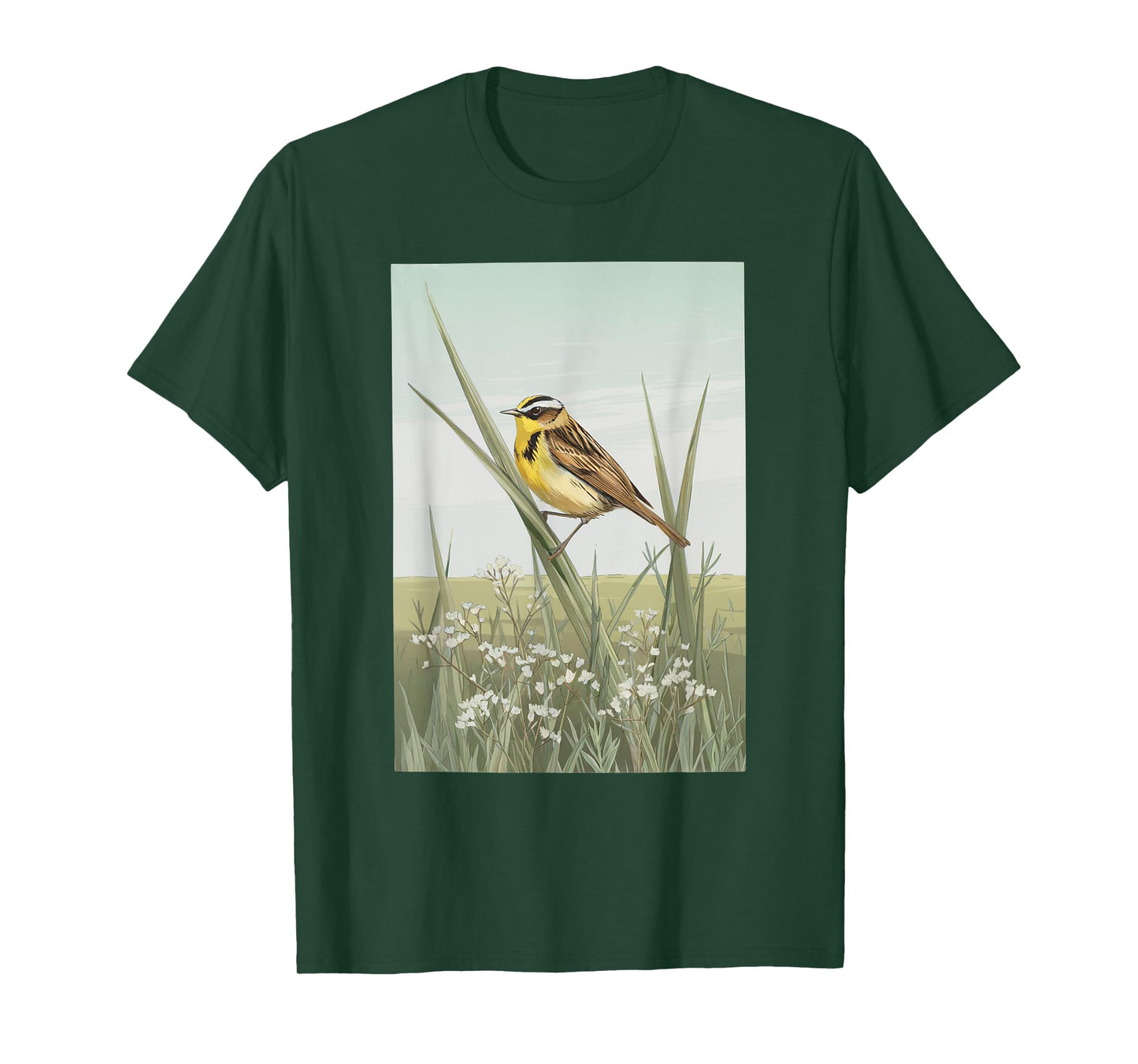 Western Meadowlark – Prairie Songbird Lover Design T-Shirt