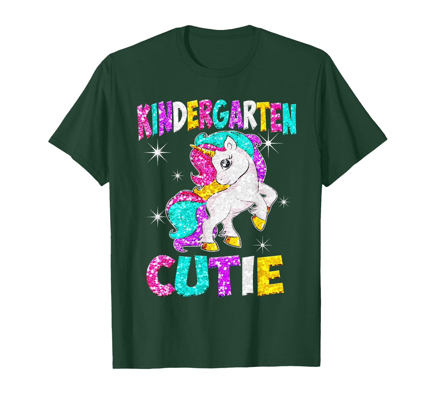 Kindergarten Cutie Unicorn TShirt Back to School T-Shirt