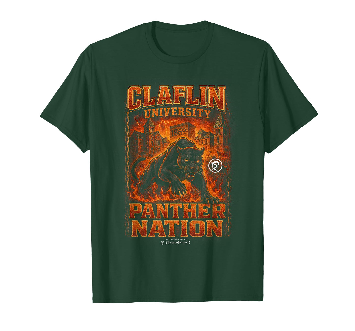 Claflin University - The Yard CU HBCU Bootleg T-Shirt